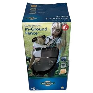 NEW PetSafe Stubborn Dog In-Ground Fence Transmitter & Collar System PIG00-10777